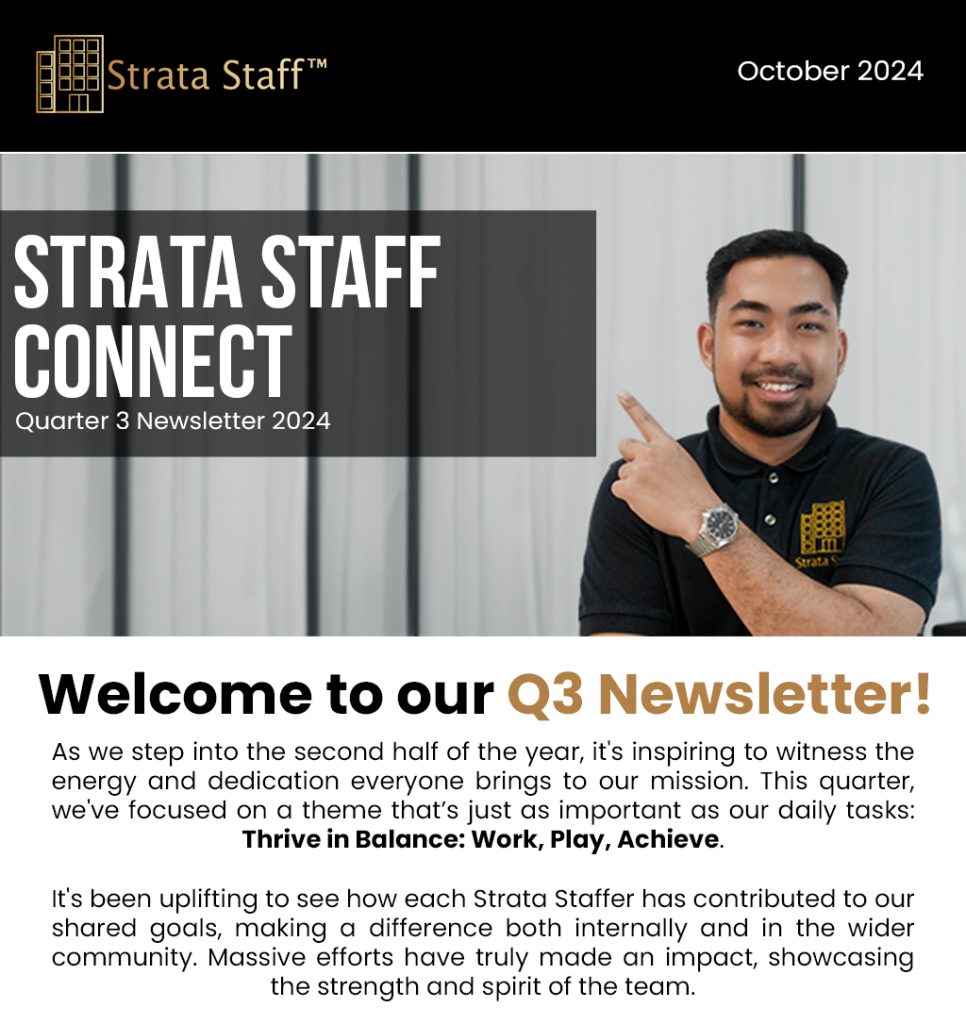 Strata Staff Connect 3rd Quarter 2024